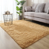 Large Rugs for Modern Living Room Long Hair Lounge Carpet in The Bedroom