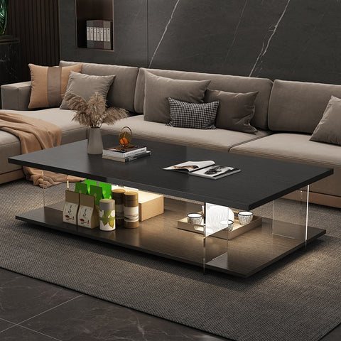 Modern Style Acrylic Design Coffee Table Minimalist Small Coffee Table Living Room