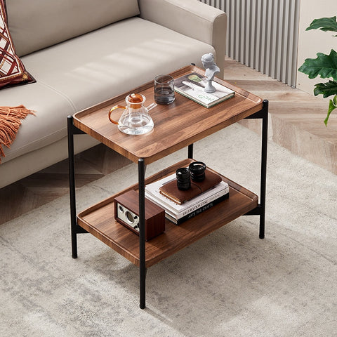 Side Table Sofa Simple Small Tea Table Square Shelf Household Simple Corner Small Table