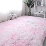 Living Room Carpet Nordic Fluffy Soft Large Size Rugs Bright Color