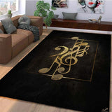 Music Carpet Practicing Room Rug Soft Area Rug Large Musical instrument Carpet