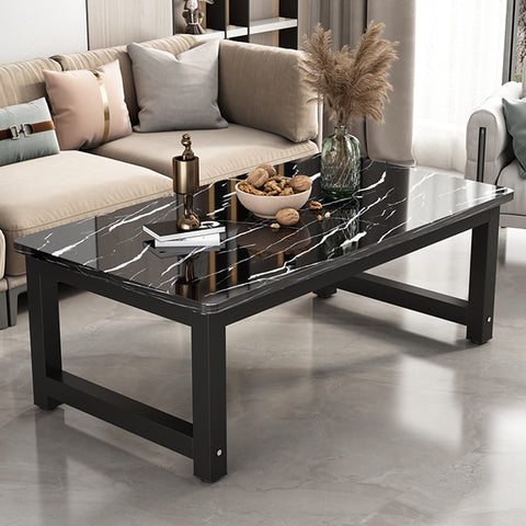 Storage Minimalist Tea Table Living Room Nordic Luxury Metal Legs Fashion