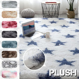 Living Room Carpet Nordic Fluffy Soft Large Size Rugs Bright Color