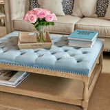 American-style Solid Wood Coffee Table Living Room Upholstered Sofa Side Coffee Table