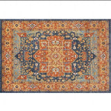 Retro Ethnic Style Carpets for Living Room Dining Room Bedroom Decor Rug Non-slip Washable