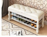 Shoe Rack Seat Cabinet Storage Change Shoe Stool Door Bench Hallway Cabinets