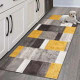 Kitchen Carpet Geometric Patterns Printed Floor Mats Area Rugs Anti-Slip