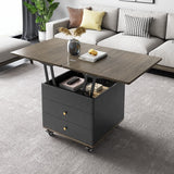 Multifunctional Simplicity Folding Smart Lift Living Room Coffee Table Small