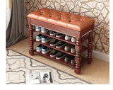 Shoe Rack Seat Cabinet Storage Change Shoe Stool Door Bench Hallway Cabinets