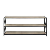 Rustic Driftwood and Metal 3-Shelf Bookcase Cute Shelves and Storage