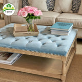 American-style Solid Wood Coffee Table Living Room Upholstered Sofa Side Coffee Table