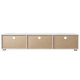 2 Storage Cabinet With Open Shelves For Living Room 63 Inch TV Cabinet Media Console
