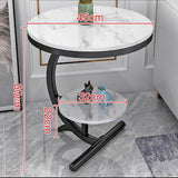 Light Luxury New Style Marble Tea Table Living Room Sofa Edge Sintered Stone