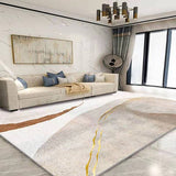 Living Room Carpet Non-slip Large Area Rug Nordic Abstract Carpet Rugs