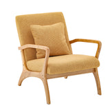 Reading Chair Wooden Chairs for Bedroom Nordic Armchair Easy Assembly