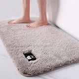 High-hair bathroom toilet door absorbent floor mat carpet bedroom non-slip