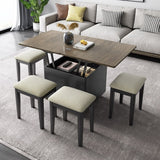 Multifunctional Simplicity Folding Smart Lift Living Room Coffee Table Small