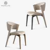 Simple and luxurious metal backrest dining chairs living room dining room chairs