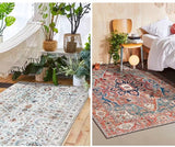 Retro Ethnic Style Carpets for Living Room Dining Room Bedroom Decor Rug Non-slip Washable