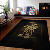 Music Carpet Practicing Room Rug Soft Area Rug Large Musical instrument Carpet