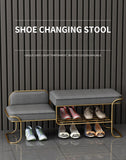 Hallway Porch Villa Shoe Changing Stool Home Furniture Dormitory Shoe Rack Modern