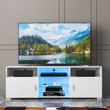 LED TV Stand Cabinet Living Room Furniture Fit for up to 65inch TV Screens High-Capacity