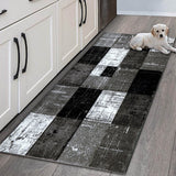 Kitchen Carpet Geometric Patterns Printed Floor Mats Area Rugs Anti-Slip