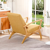 Reading Chair Wooden Chairs for Bedroom Nordic Armchair Easy Assembly