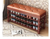 Shoe Rack Seat Cabinet Storage Change Shoe Stool Door Bench Hallway Cabinets