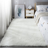 Fluffy Tie Dye Carpets For Bedroom Decor Modern Home Floor Mat Large Washable Nordica