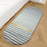 Modern Geometry Soft Long Carpet For Bedroom Bedside Non slip