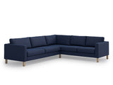 Sofa Cover for Karlstad Corner Sofa, Individual Fit, Masters of Covers, Various Colors and Fabrics