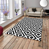 Modern Patterned Carpet Cover Decorative Fabric Printed Design Soft Rug