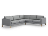 Sofa Cover for Karlstad Corner Sofa, Individual Fit, Masters of Covers, Various Colors and Fabrics