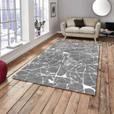 Modern Patterned Carpet Cover Decorative Fabric Printed Design Soft Rug