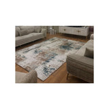 Modern Patterned Carpet Cover Decorative Fabric Printed Design Soft Rug