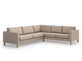 Sofa Cover for Karlstad Corner Sofa, Individual Fit, Masters of Covers, Various Colors and Fabrics