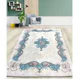 Modern Patterned Carpet Cover Decorative Fabric Printed Design Soft Rug