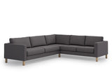 Sofa Cover for Karlstad Corner Sofa, Individual Fit, Masters of Covers, Various Colors and Fabrics