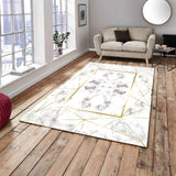 Modern Patterned Carpet Cover Decorative Fabric Printed Design Soft Rug